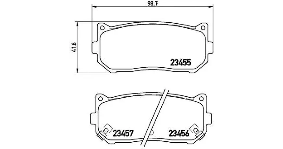 P30008 - BREMBO - Комплект тормозных колодок, дисковый тормоз