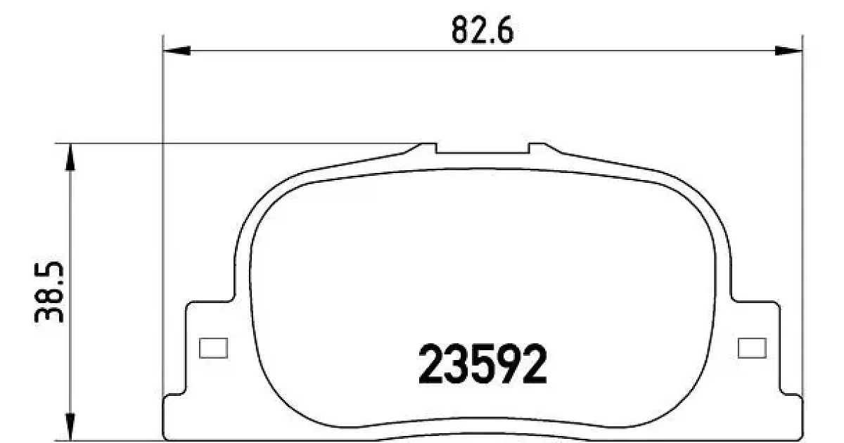 P83063 - BREMBO - Комплект тормозных колодок, дисковый тормоз
