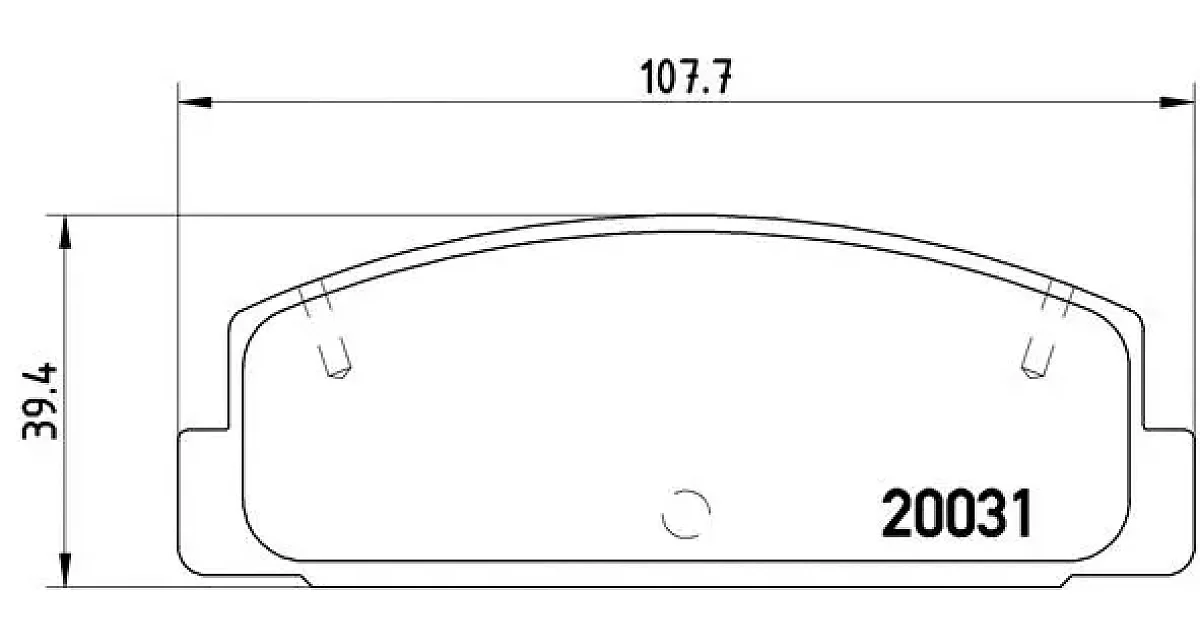 P49037 - BREMBO - Комплект тормозных колодок, дисковый тормоз