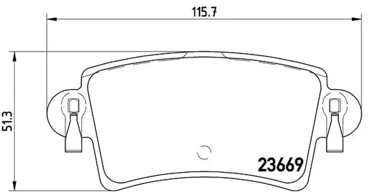 P59040 - BREMBO - Комплект тормозных колодок, дисковый тормоз