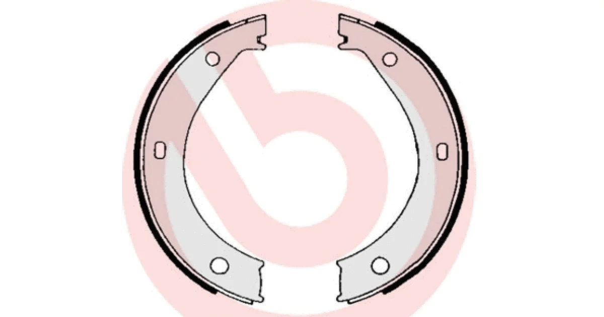 S06503 - BREMBO - Комплект тормозных колодок, стояночная тормозная система
