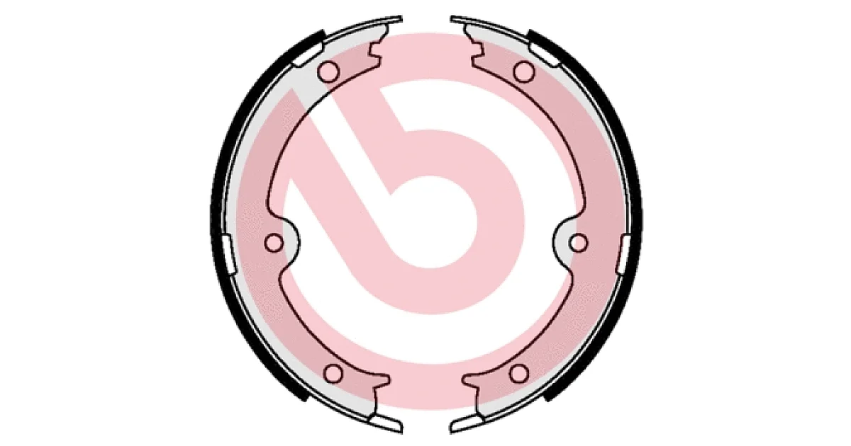 S83564 - BREMBO - Комплект тормозных колодок, стояночная тормозная система