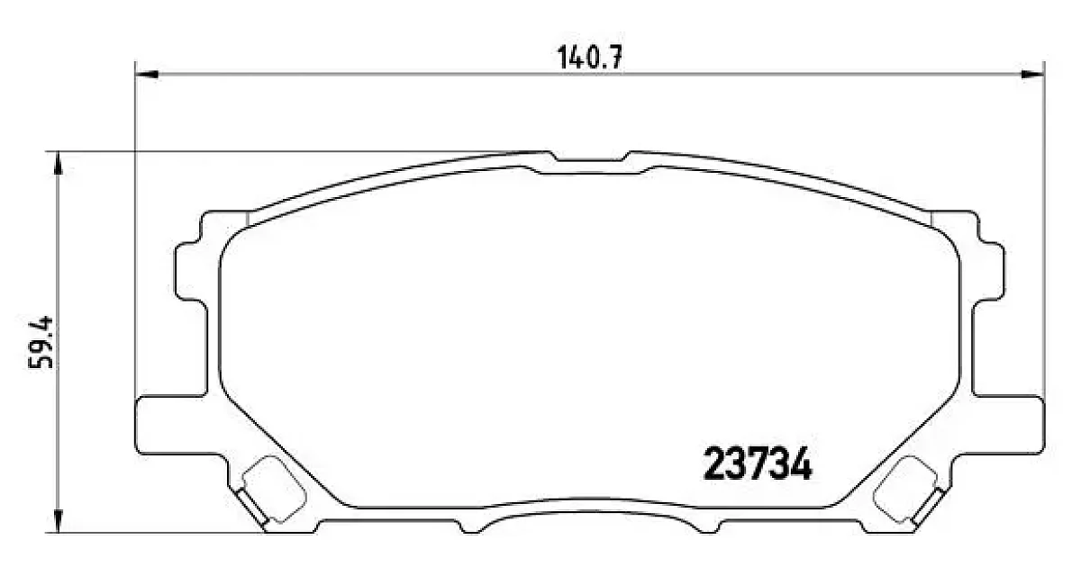 P83067 - BREMBO - Комплект тормозных колодок, дисковый тормоз