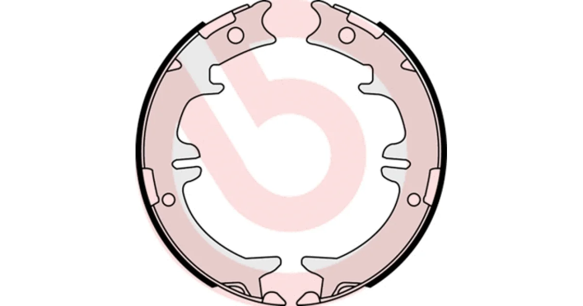 S83542 - BREMBO - Комплект тормозных колодок, стояночная тормозная система