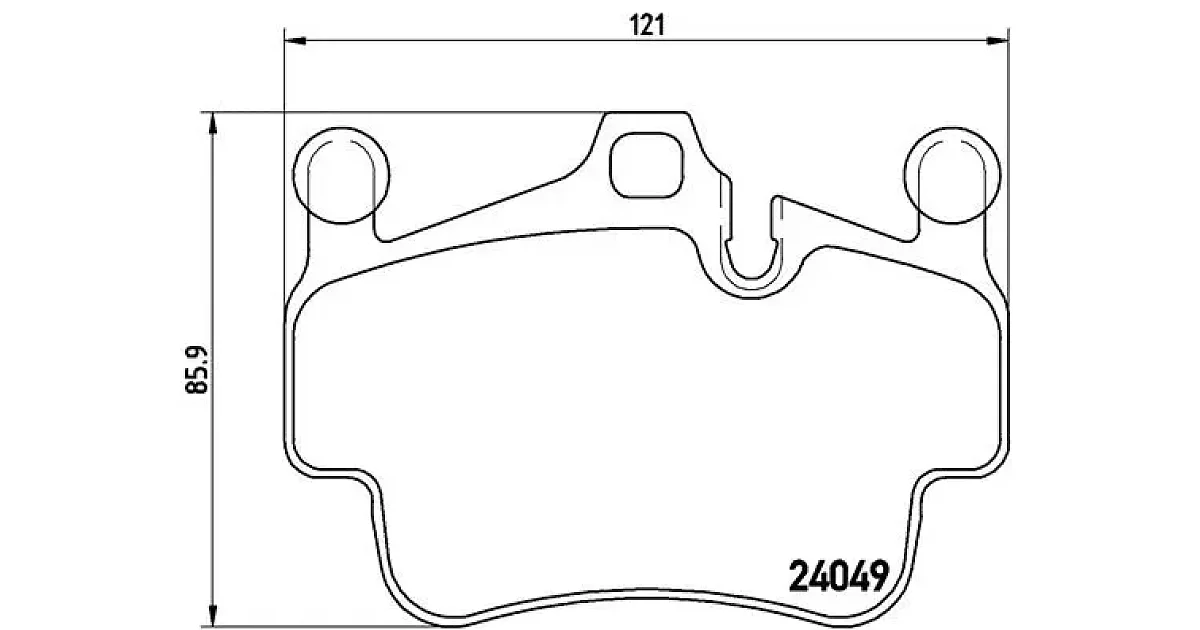 P65014 - BREMBO - Комплект тормозных колодок, дисковый тормоз