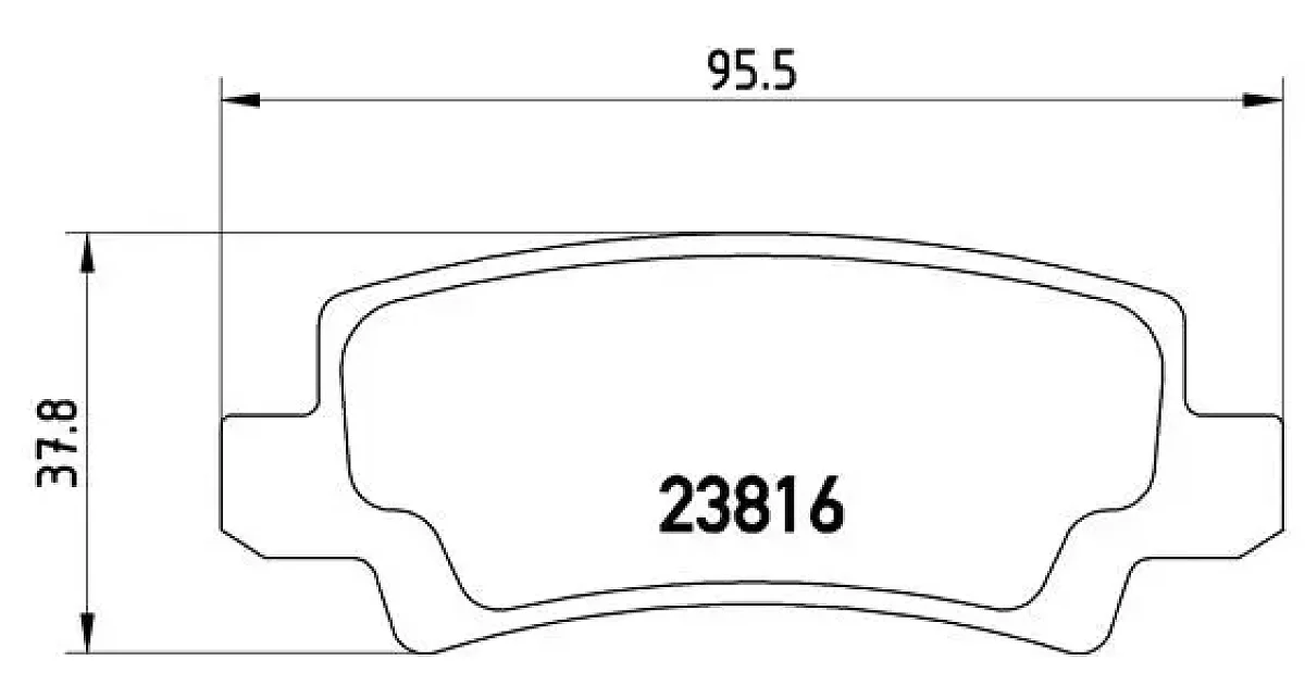 P83065 - BREMBO - Комплект тормозных колодок, дисковый тормоз