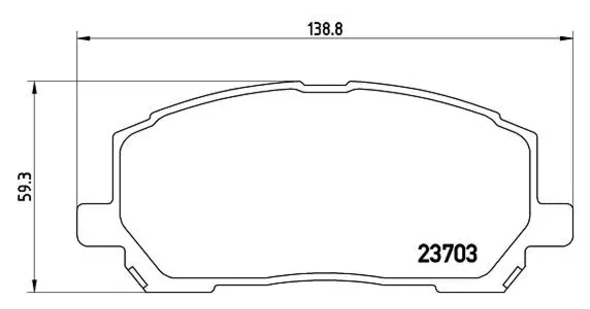 P83078 - BREMBO - Комплект тормозных колодок, дисковый тормоз