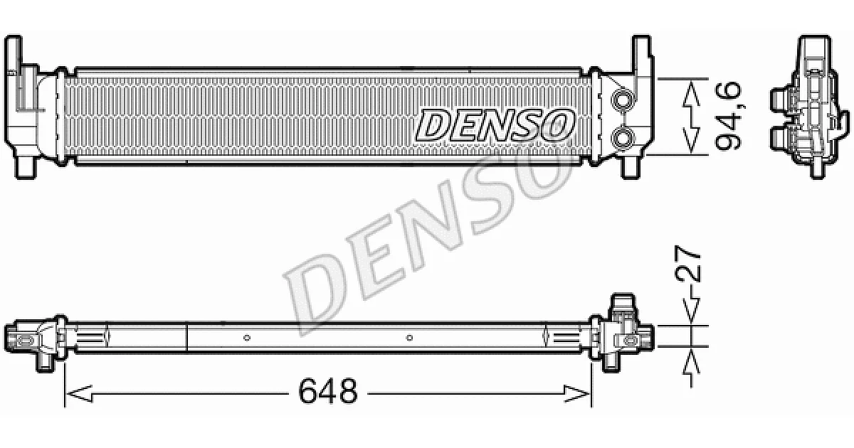 DRM02042 - DENSO - Радиатор, охлаждение двигателя