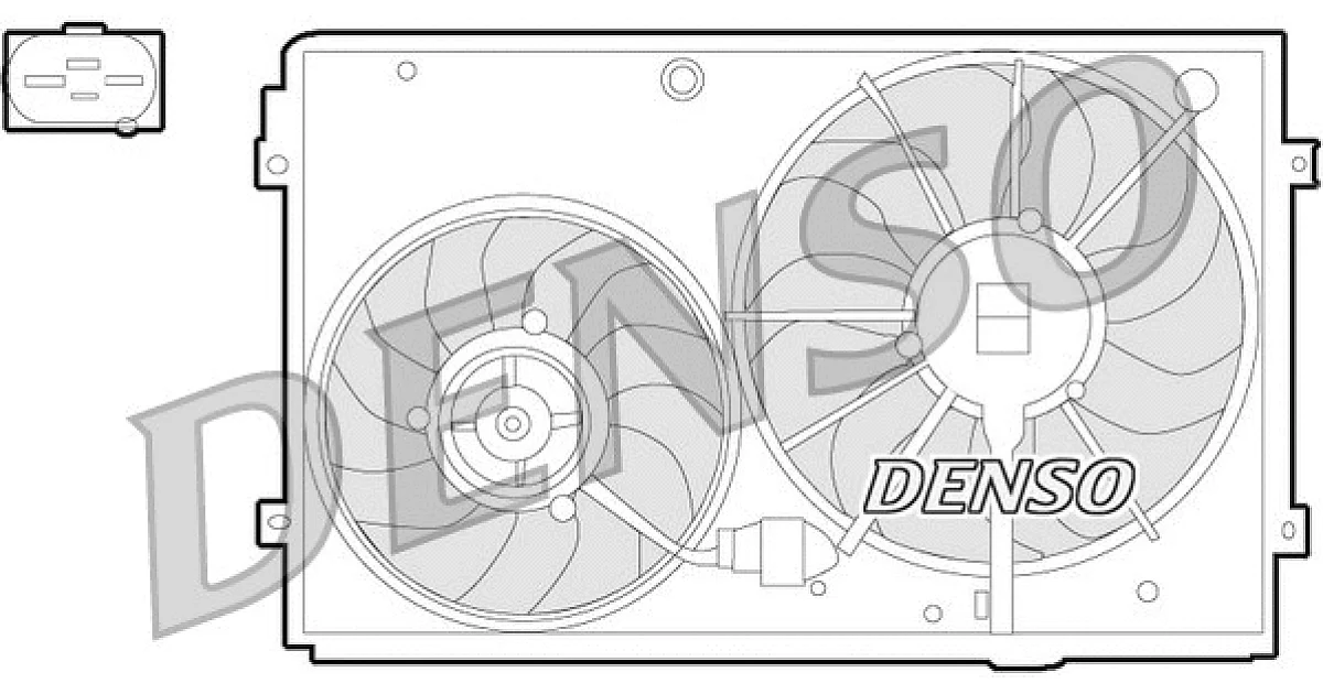 DER32011 - DENSO - Вентилятор, охлаждение двигателя