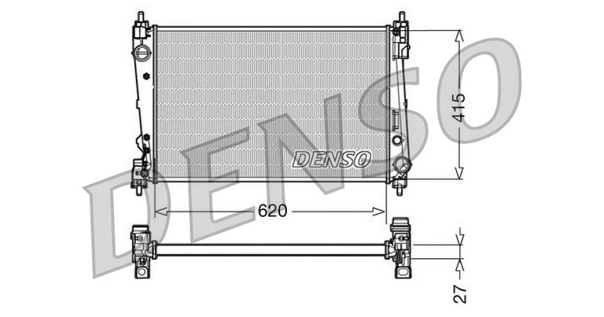 DRM09111 - DENSO - Радиатор, охлаждение двигателя
