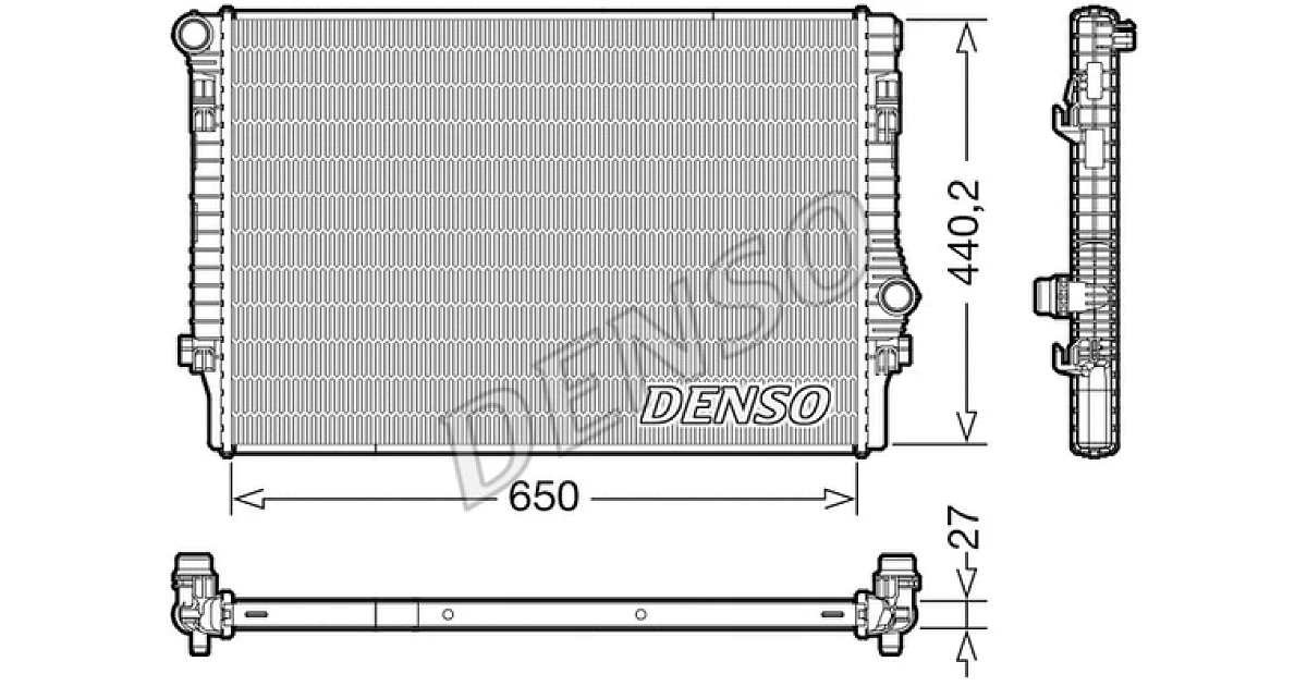 DENSO DRM32049, Радиатор, охлаждение двигателя
