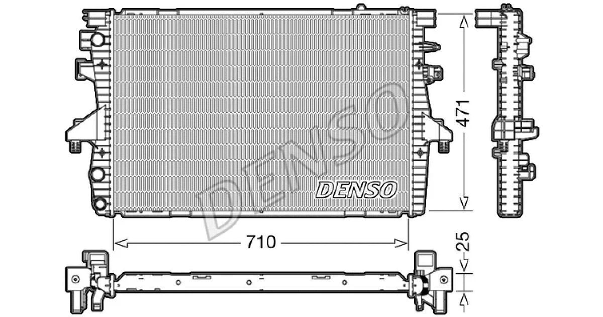 DRM32039 - DENSO - Радиатор, охлаждение двигателя