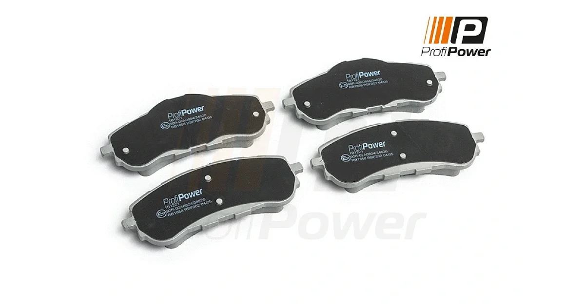 1B1221 - PROFIPOWER - Комплект тормозных колодок, дисковый тормоз