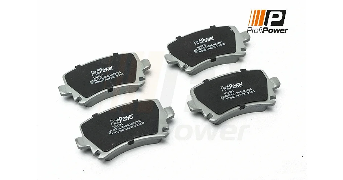 PROFIPOWER 1B2003, Комплект тормозных колодок, дисковый тормоз