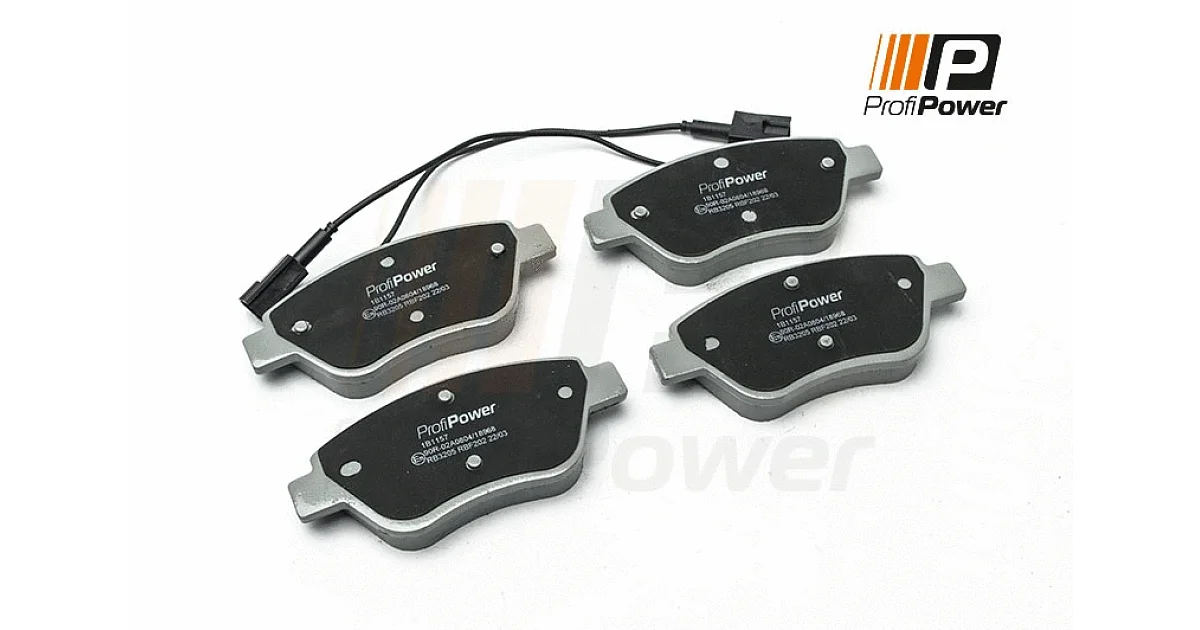 1B1157 - PROFIPOWER - Комплект тормозных колодок, дисковый тормоз