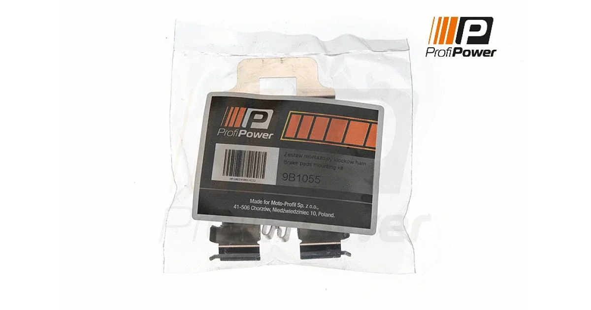 PROFIPOWER 9B1055, Комплектующие, колодки дискового тормоза