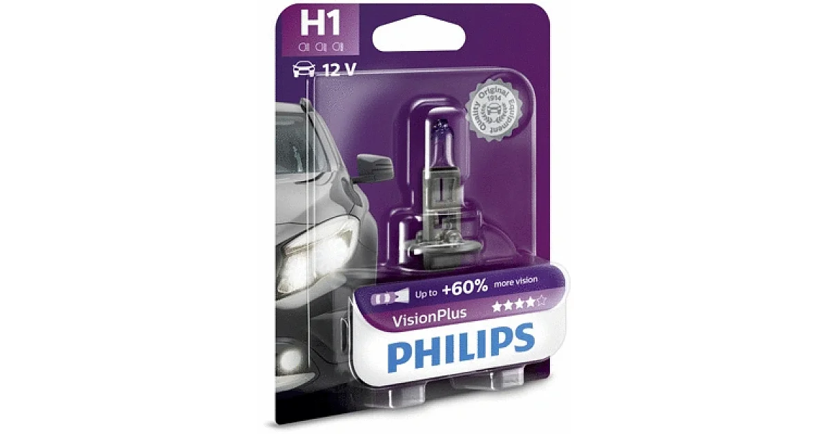 12258VPB1 - PHILIPS - Лампа накаливания, фара дальнего света