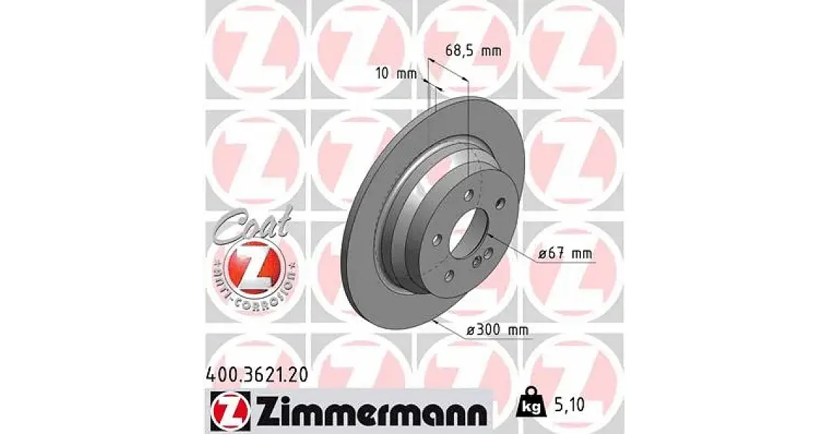 400362120 - ZIMMERMANN - Тормозной диск
