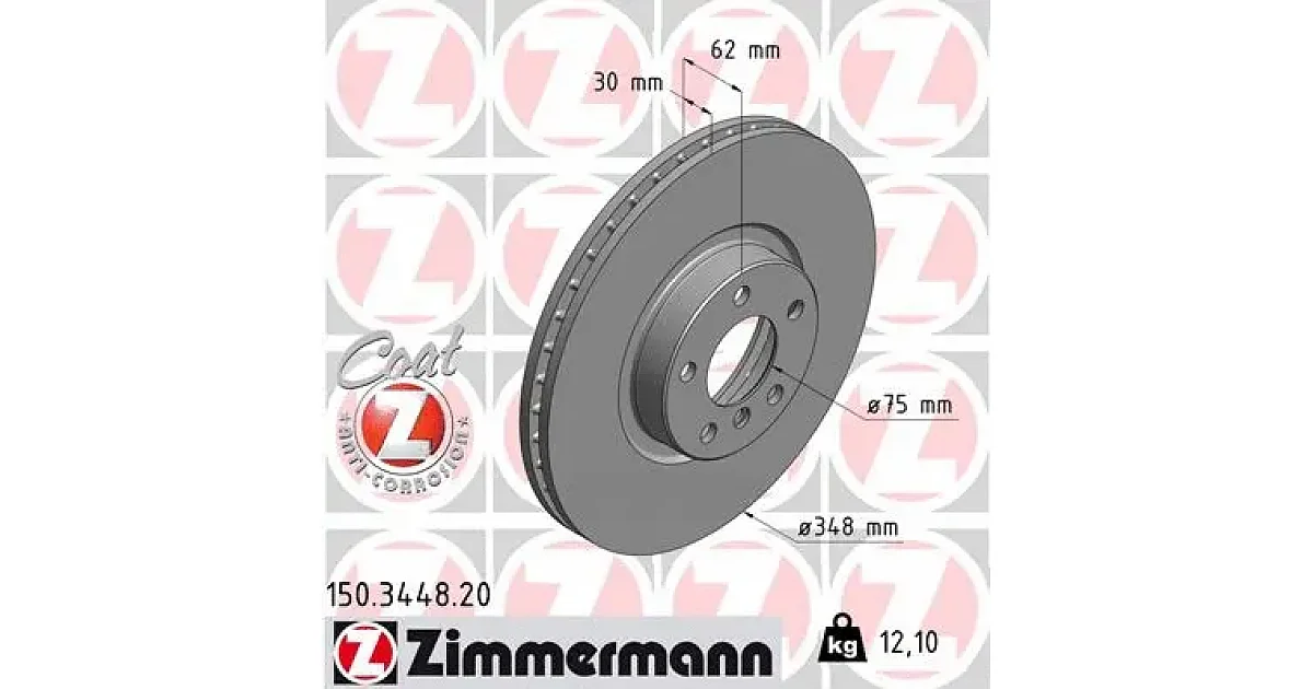 150344820 - ZIMMERMANN - Тормозной диск