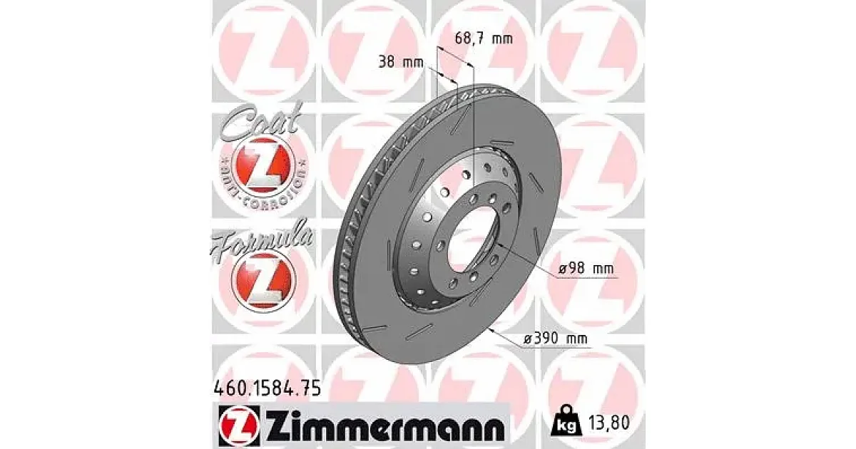 ZIMMERMANN - 460158475 - Тормозной диск