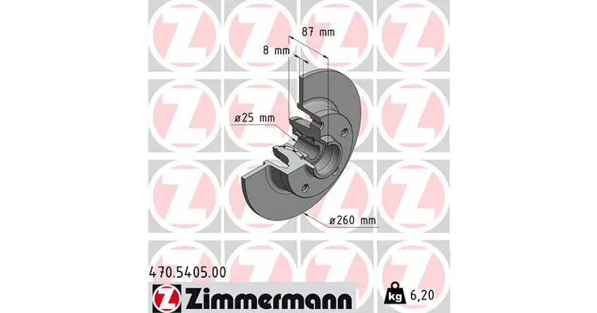 470540500 - ZIMMERMANN - Тормозной диск