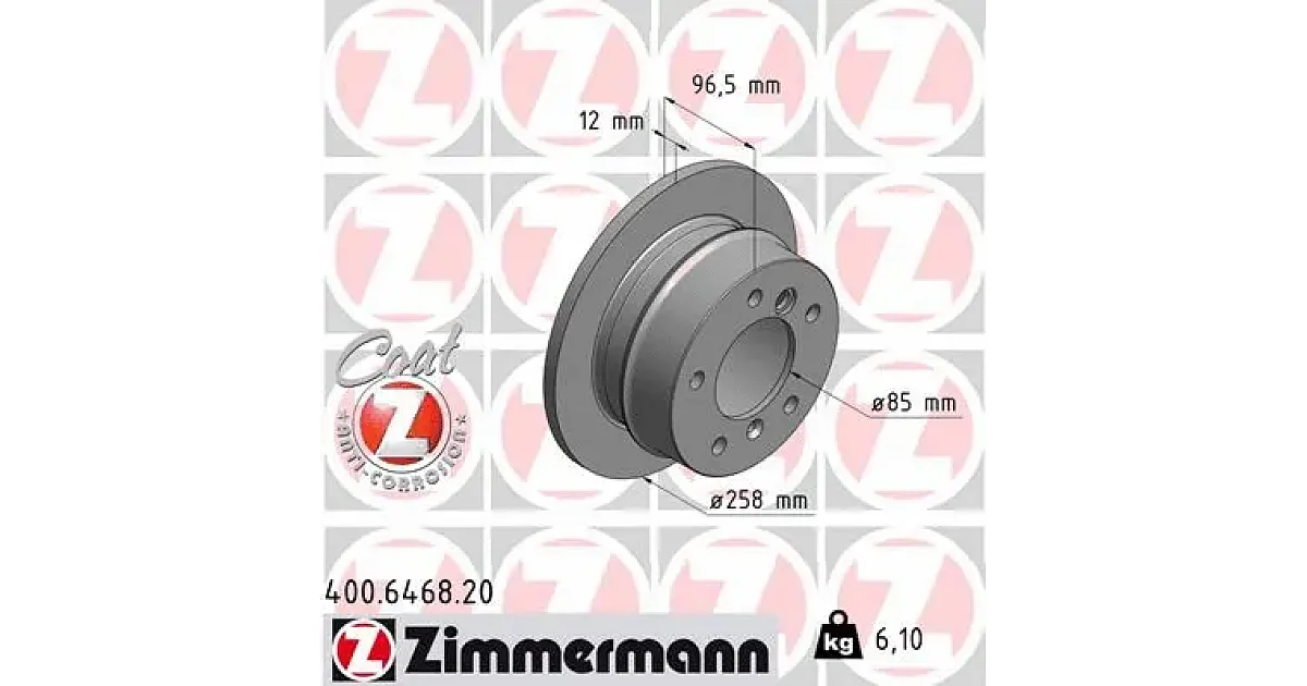 400646820 - ZIMMERMANN - Тормозной диск