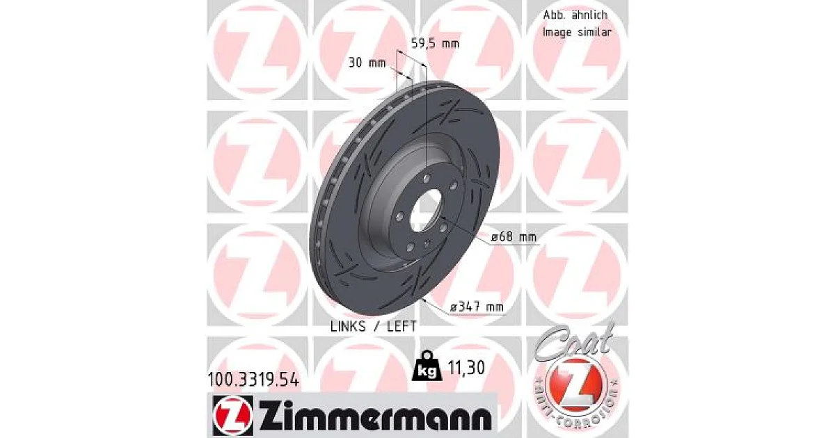 ZIMMERMANN - 100331954 - Тормозной диск