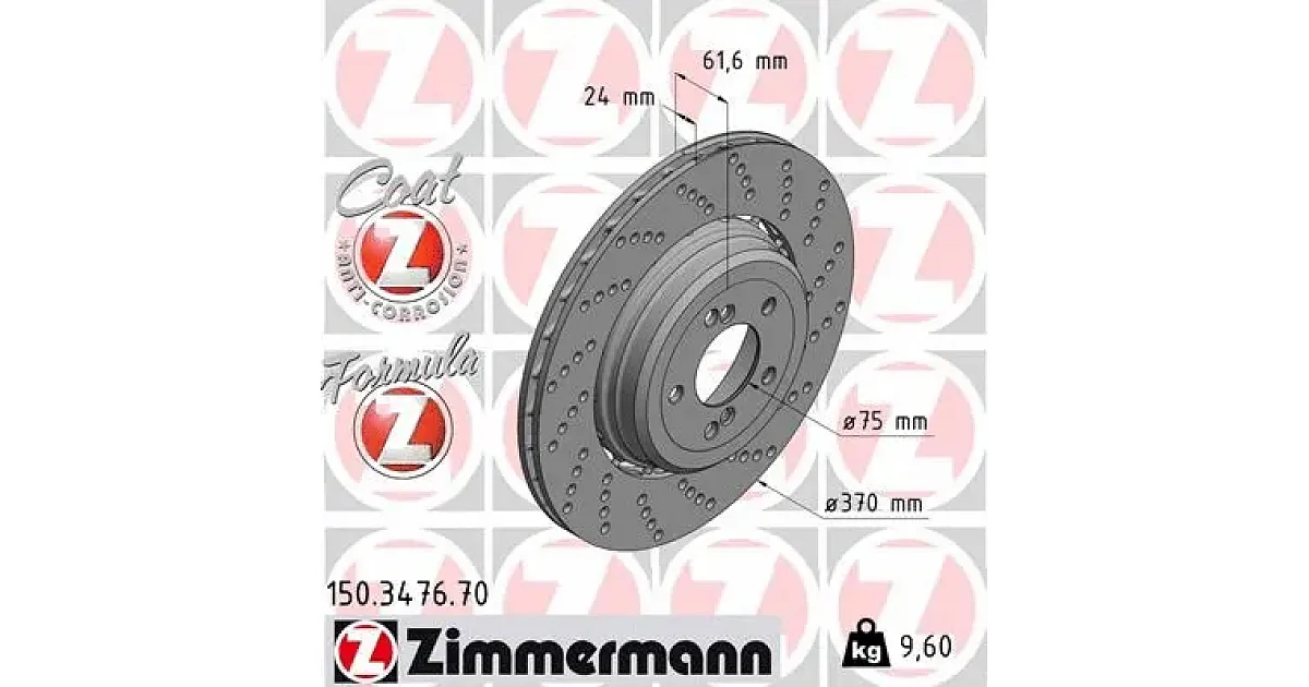 ZIMMERMANN - 150347670 - Тормозной диск
