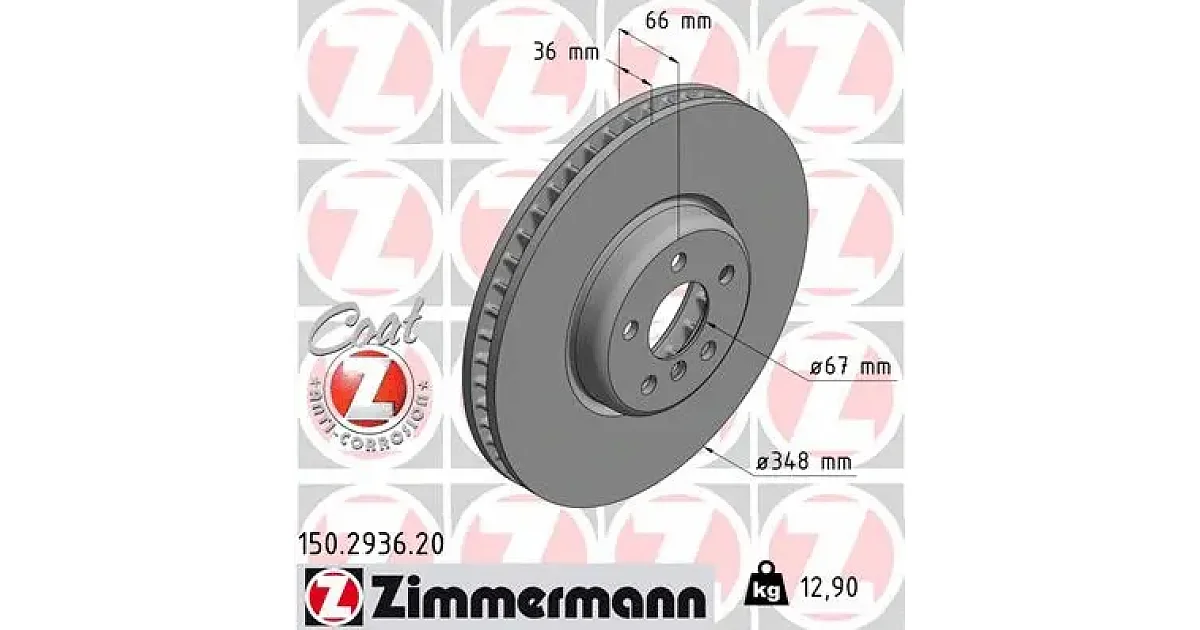 150293620 - ZIMMERMANN - Тормозной диск