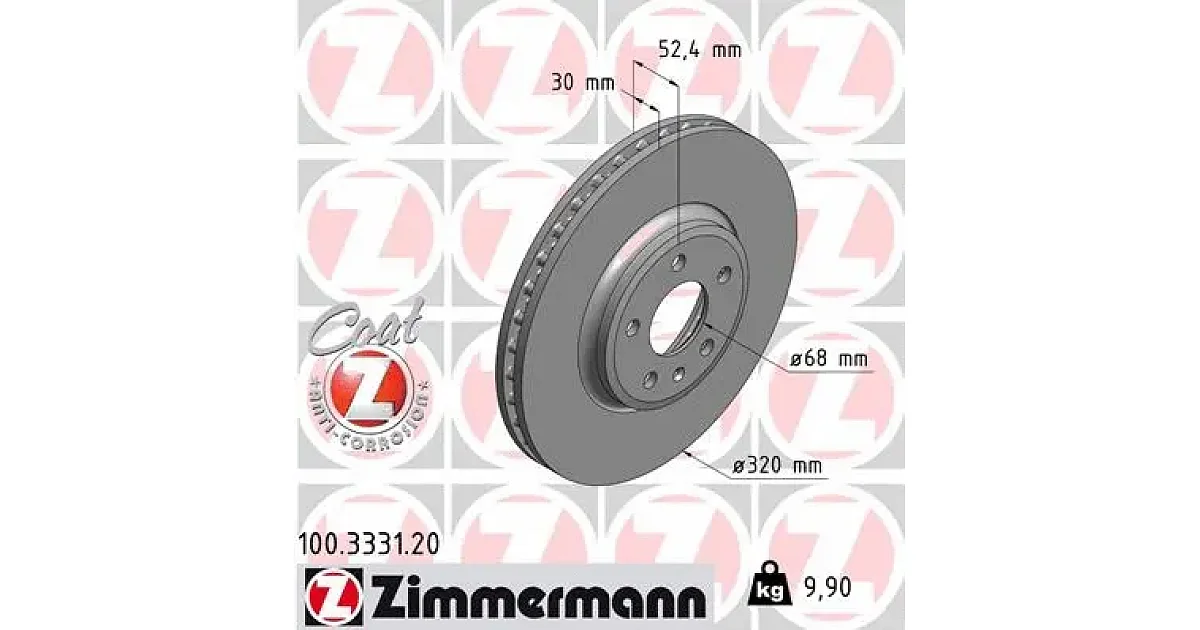 100333120 - ZIMMERMANN - Тормозной диск