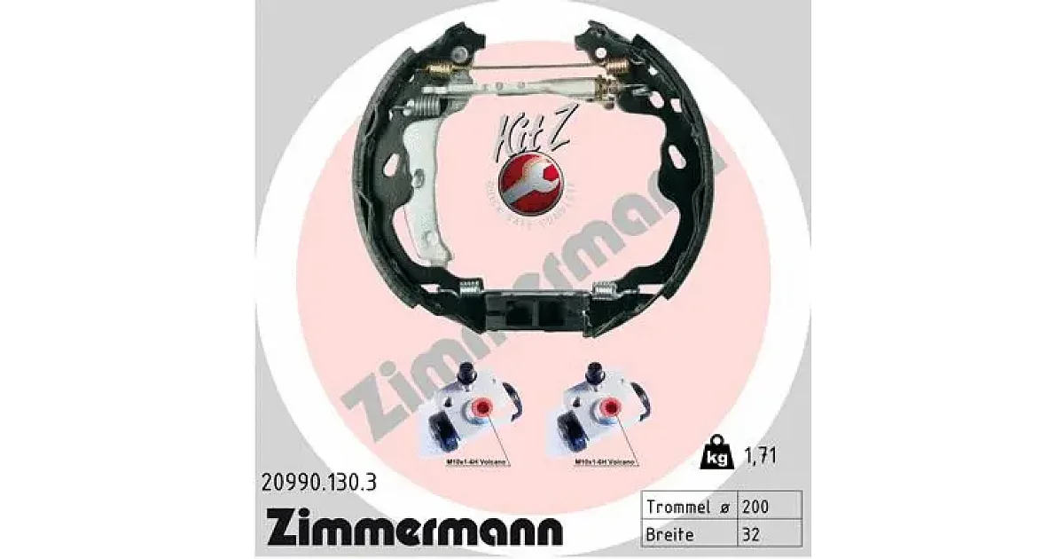 209901303 - ZIMMERMANN - Комплект тормозных колодок