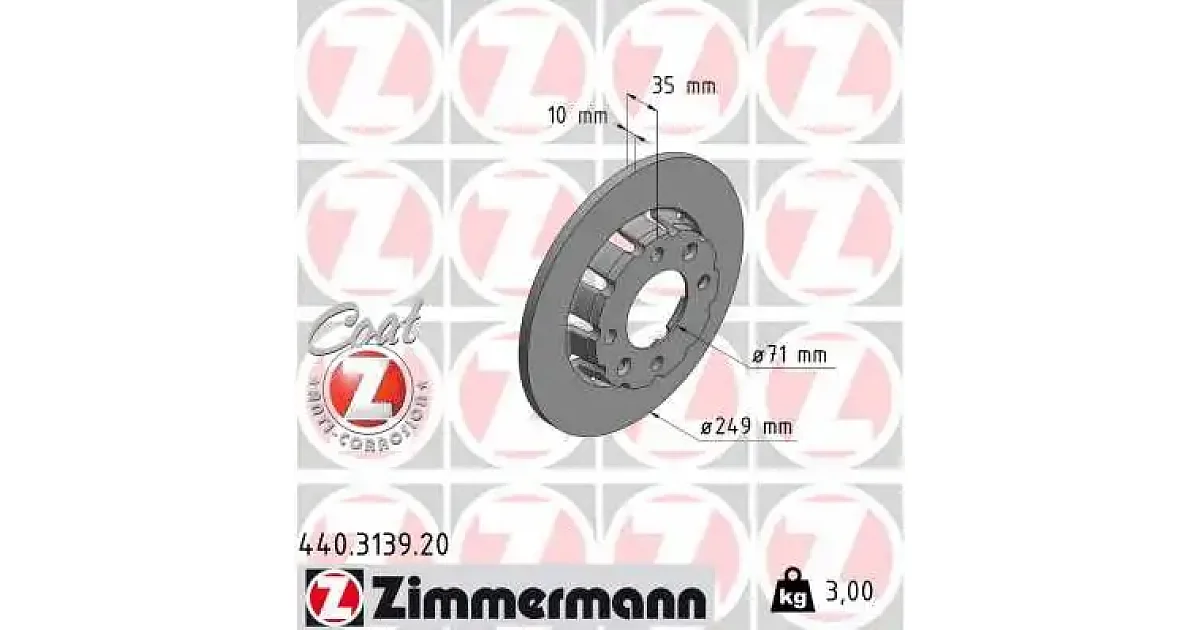 440313920 - ZIMMERMANN - Тормозной диск