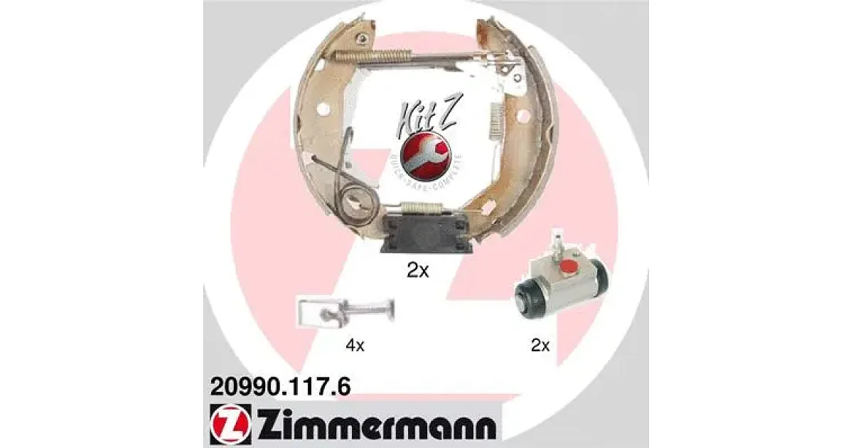 209901176 - ZIMMERMANN - Комплект тормозных колодок