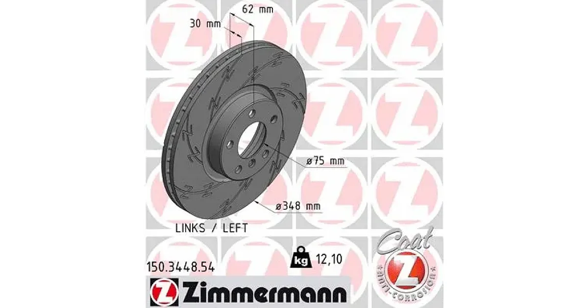 ZIMMERMANN - 150344854 - Тормозной диск