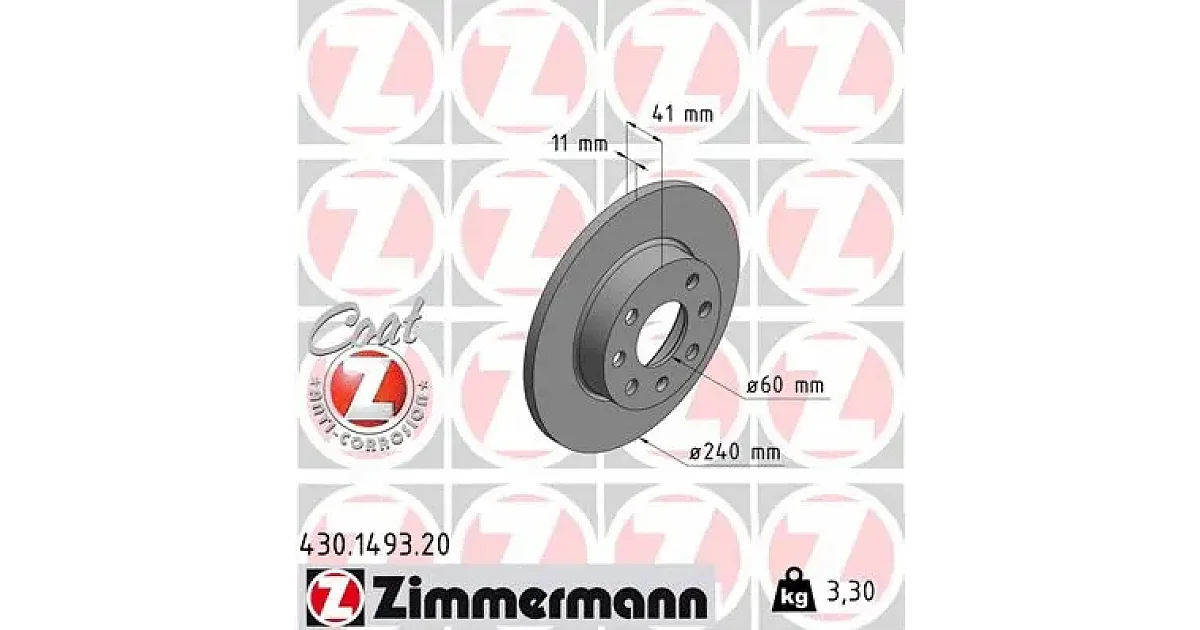 430149320 - ZIMMERMANN - Тормозной диск