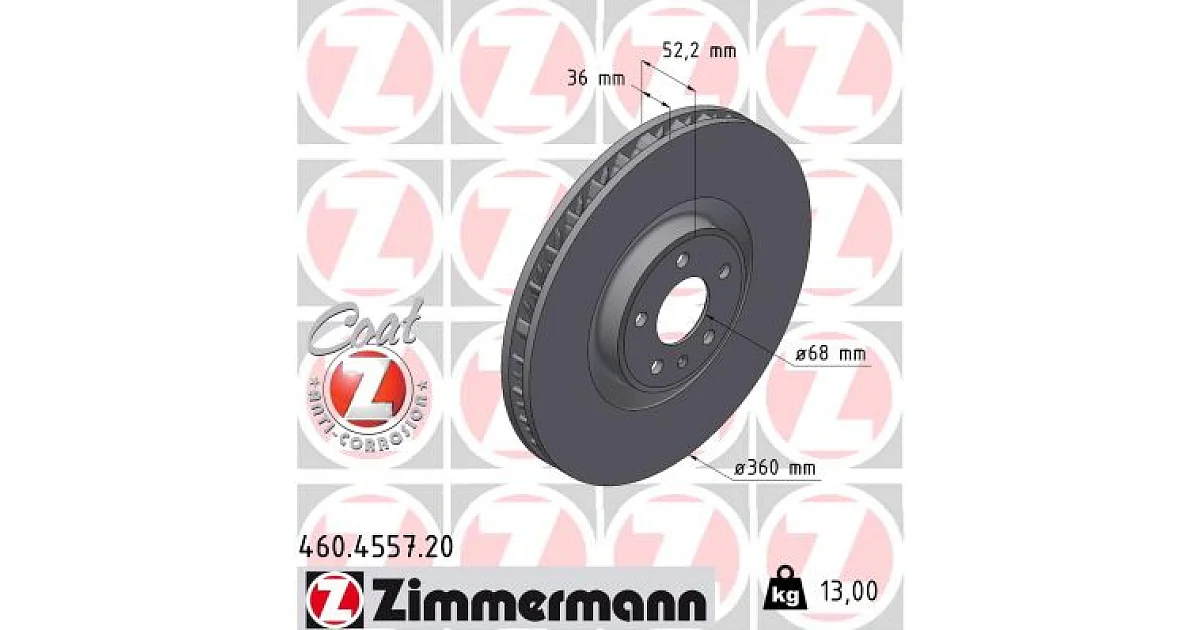 ZIMMERMANN - 460455720 - Тормозной диск