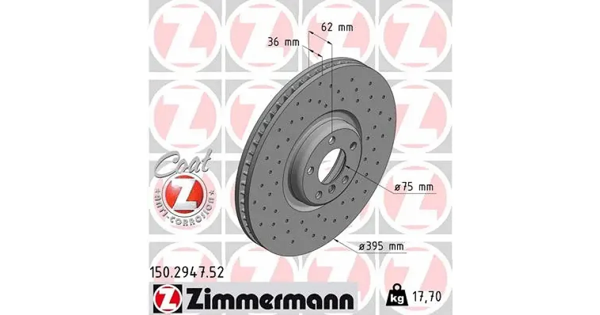 ZIMMERMANN - 150294752 - Тормозной диск