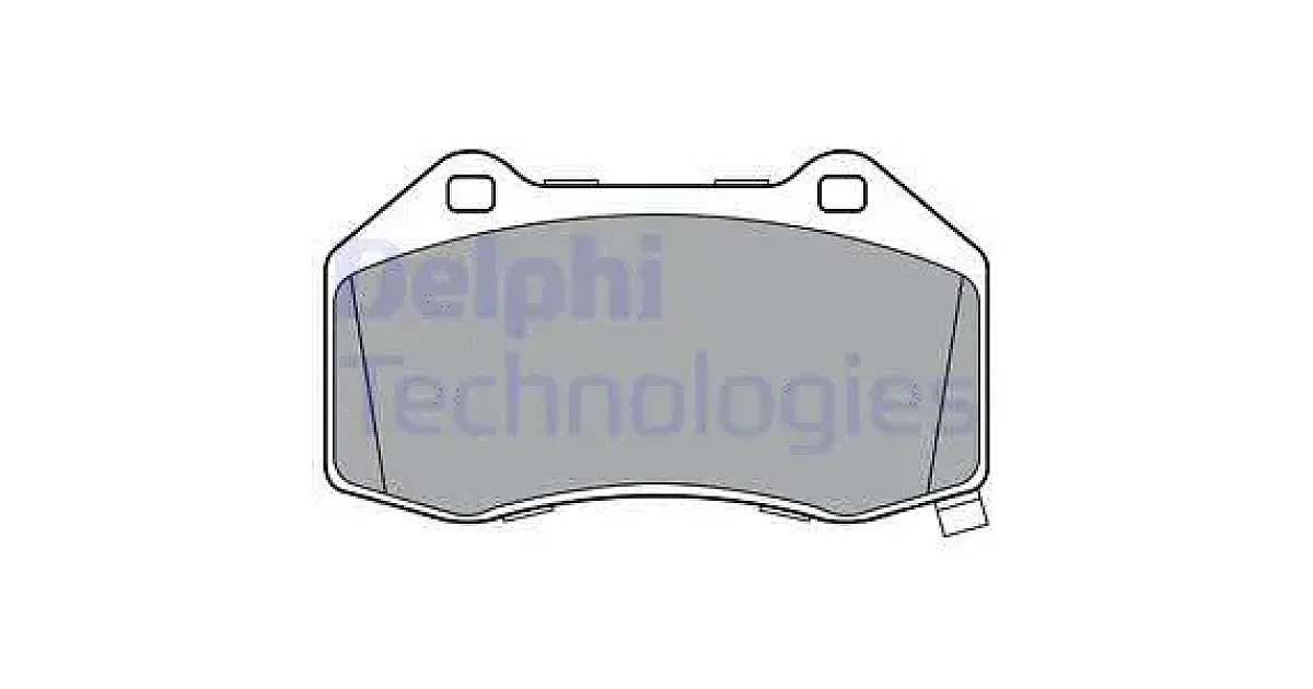 DELPHI LP3388, Комплект тормозных колодок, дисковый тормоз