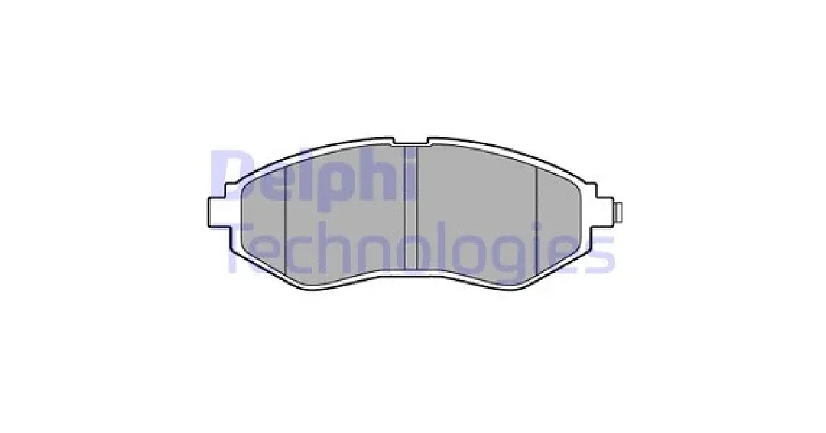 DELPHI LP3594, Комплект тормозных колодок, дисковый тормоз