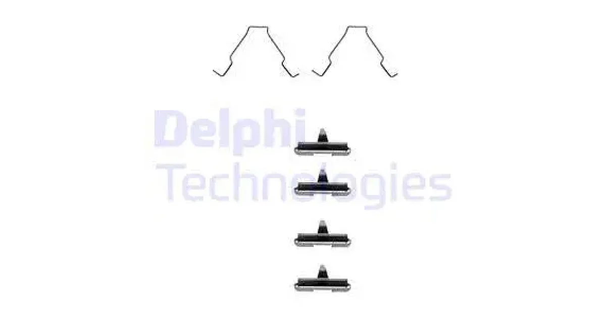 DELPHI LX0267, Комплектующие, колодки дискового тормоза