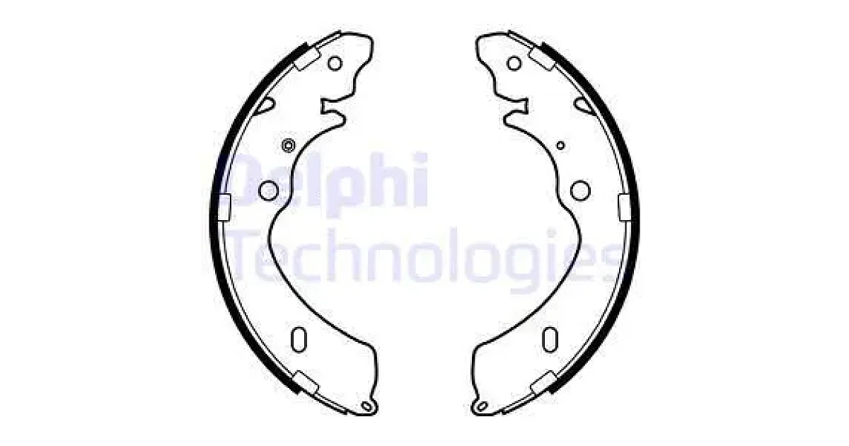 DELPHI LS2147, Комплект тормозных колодок