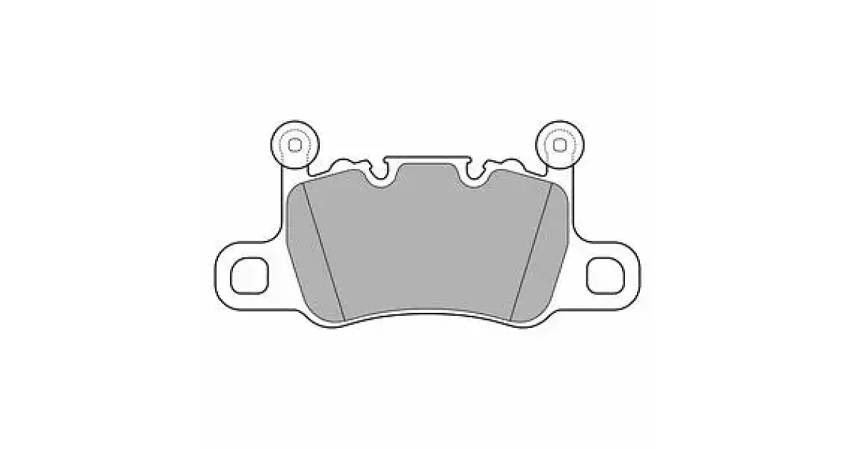 DELPHI LP3655, Комплект тормозных колодок, дисковый тормоз