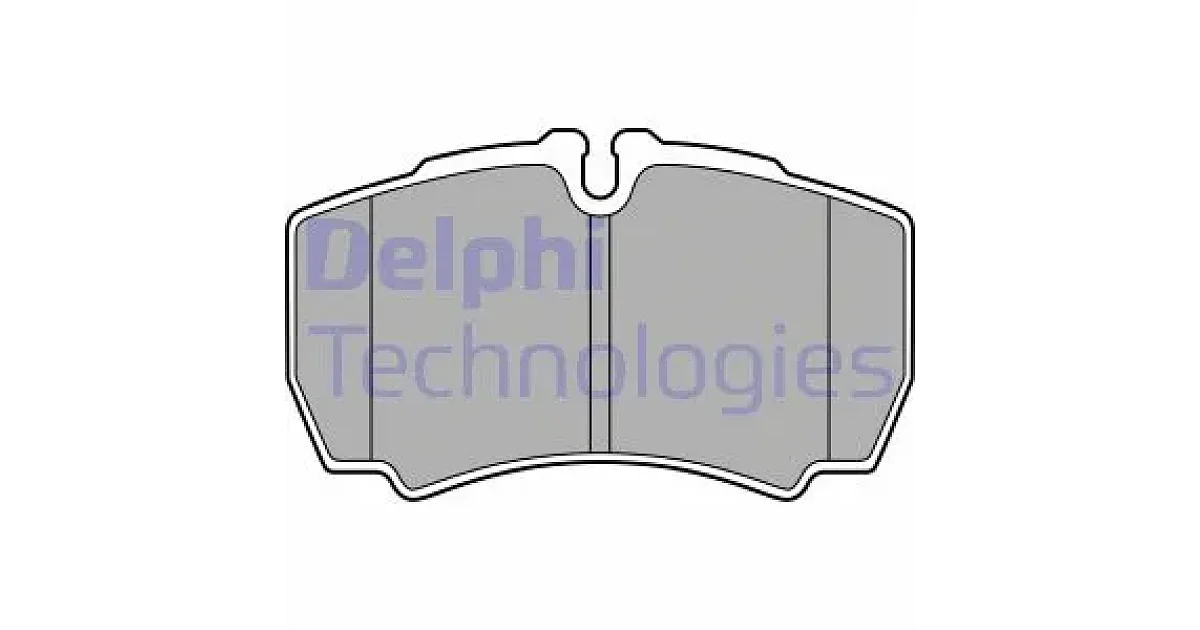 DELPHI LP3686, Комплект тормозных колодок, дисковый тормоз