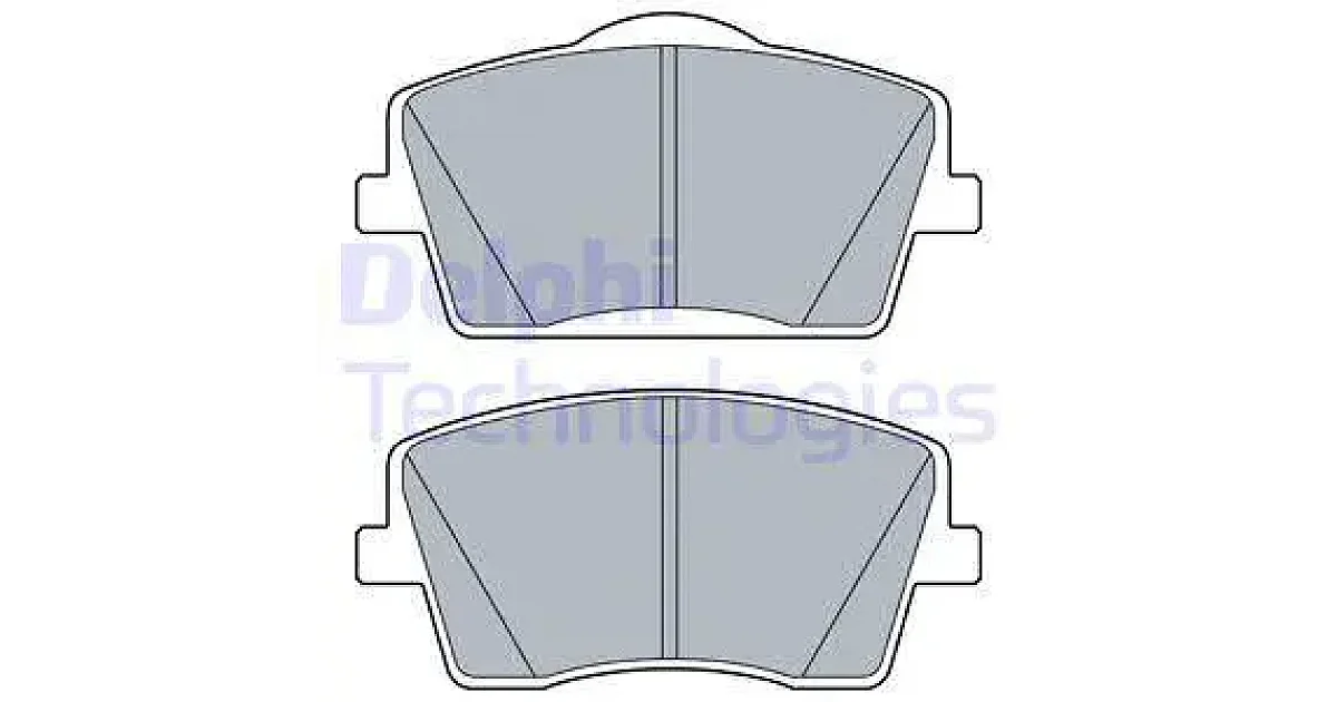 DELPHI LP3515, Комплект тормозных колодок, дисковый тормоз