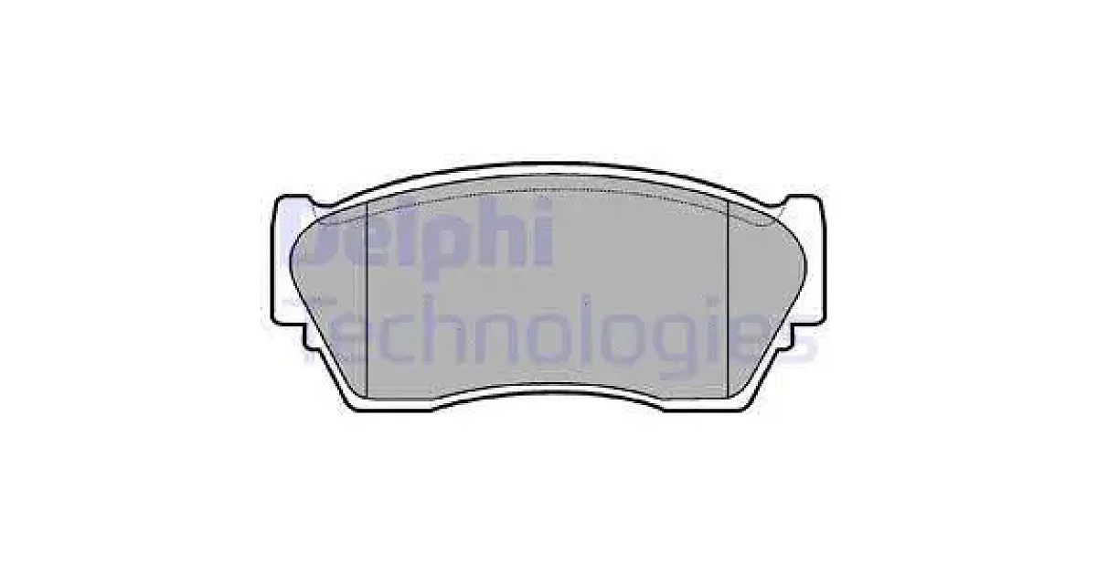 DELPHI LP804, Комплект тормозных колодок, дисковый тормоз