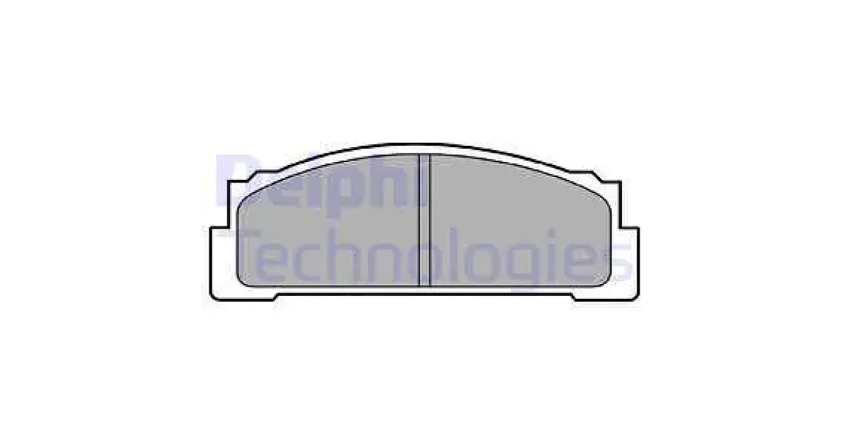 DELPHI LP30, Комплект тормозных колодок, дисковый тормоз