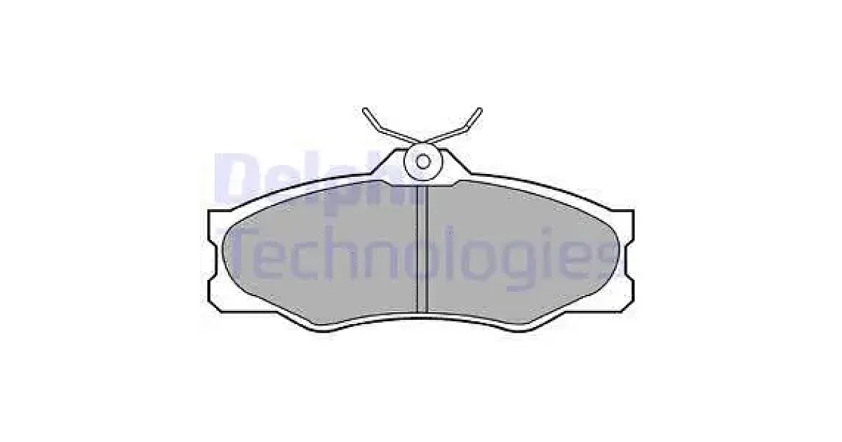 DELPHI LP548, Комплект тормозных колодок, дисковый тормоз