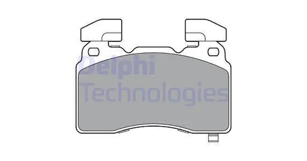DELPHI LP3366, Комплект тормозных колодок, дисковый тормоз