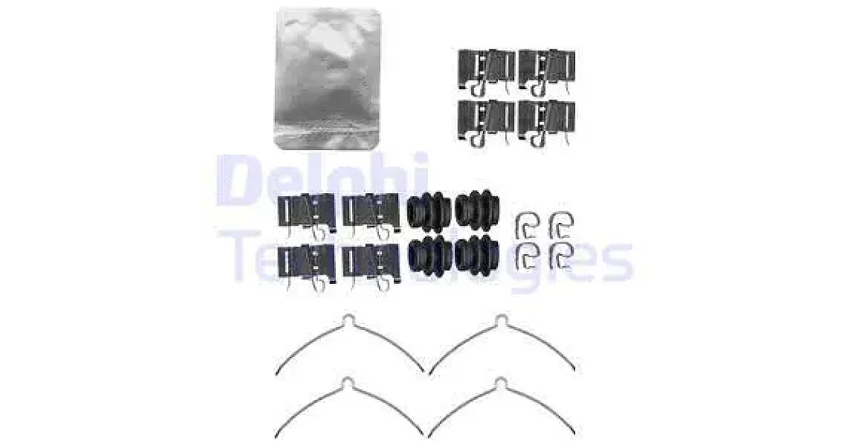 DELPHI LX0609, Комплектующие, колодки дискового тормоза