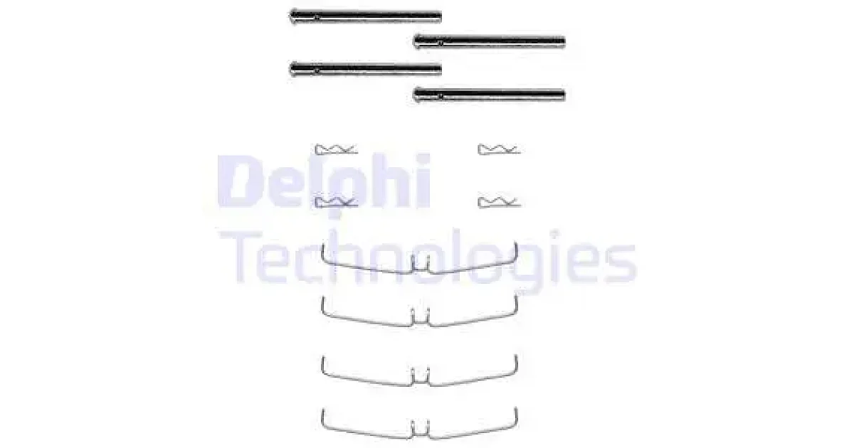 DELPHI LX0004, Комплектующие, колодки дискового тормоза